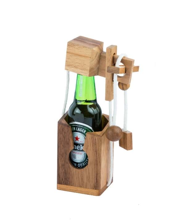 אל תשבור את בקבוק בירה - משחקי חשיבה מעץ