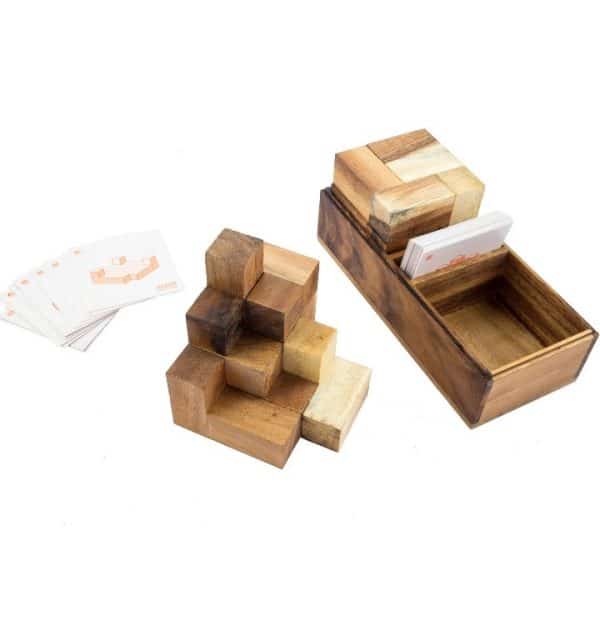 קובית סומו כפולה - משחקי חשיבה מעץ