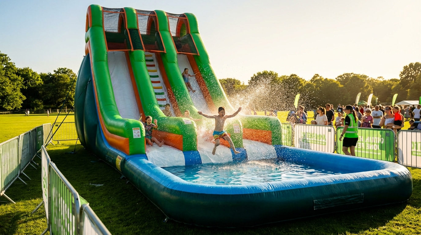 מתנפחי מים לאירועים - מדריך מקיף לבחירה והפעלה בטוחה